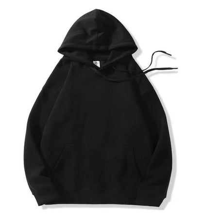 Cotton Hoodie Unisex Solid Color Casual Sweatshirt Style Autumn Winter Fashion