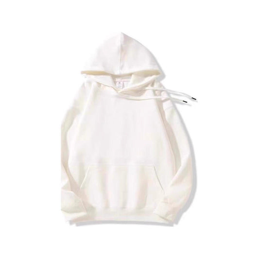 Cotton Hoodie Unisex Solid Color Casual Sweatshirt Style Autumn Winter Fashion