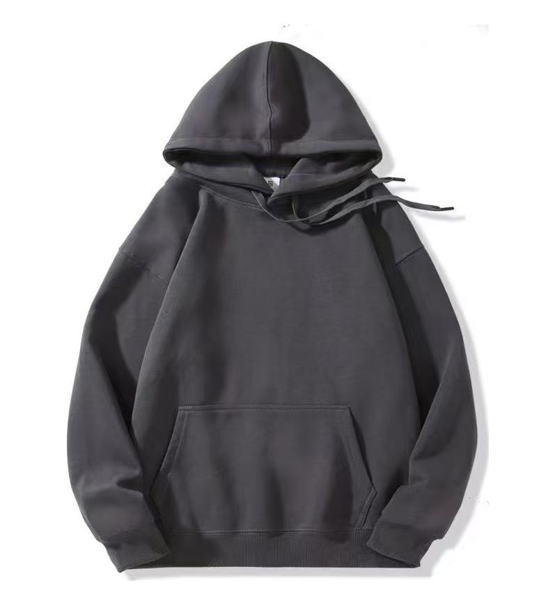 Cotton Hoodie Unisex Solid Color Casual Sweatshirt Style Autumn Winter Fashion