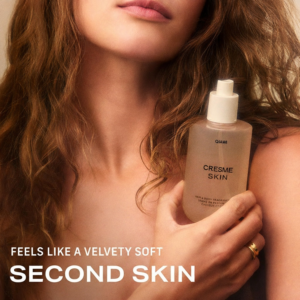 🌸 QIAWI CRESME Skin Body Mist-Velvet Soft. Worn Close.
